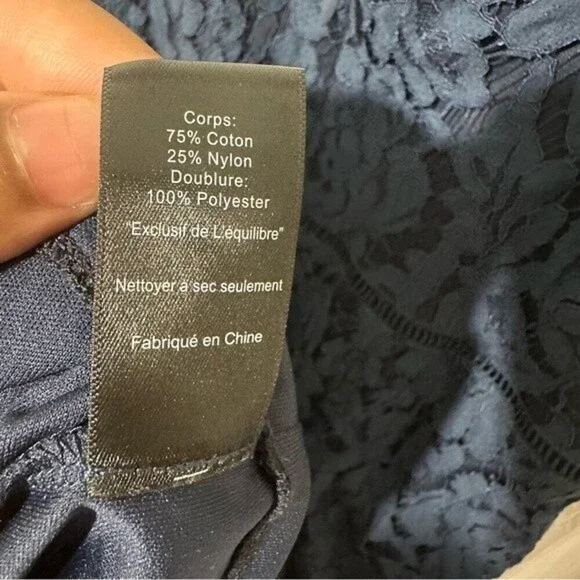 ASTR LATTICE INSET LACE DRESS Size S - Picture 7 of 8